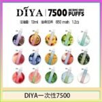 DIYA叮啞拋棄式7500 Puffs一次性電子煙3%