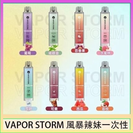 VAPOR STORM風暴辣妹一次性主機充電7500口（5%）